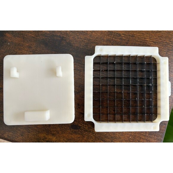 Electric French Fry Cutter Replacement Blade Assembly Pusher Block 1/4" 3/8" - Picture 3 of 9